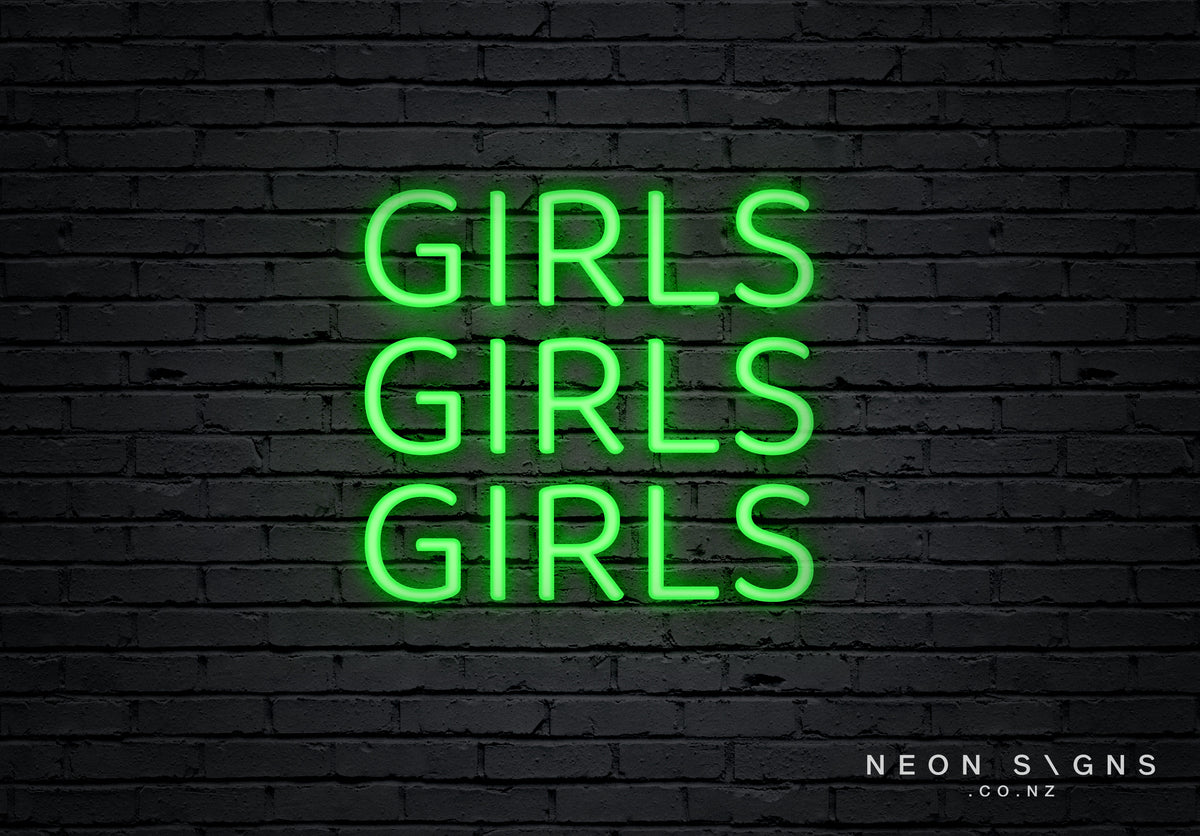 Girls Girls Girls - LED Neon Sign – Neon Signs Ltd.
